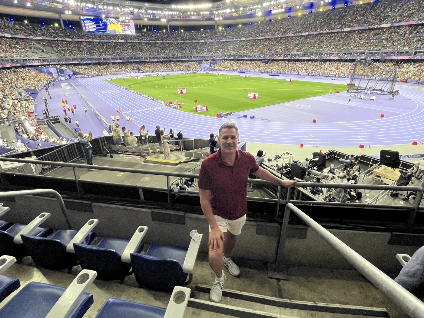 Dr. Obetz at the Paris Olympics