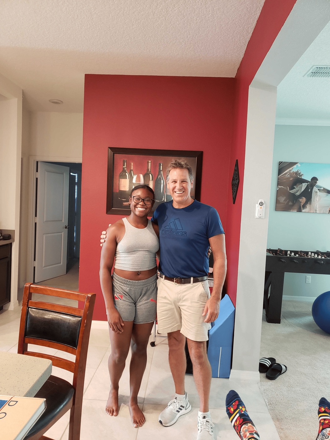 Dr. Obetz with Kalifa St. Fort